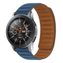 22mm Silicone Magnetic Watch Band For Honor Watch GS3 / Magic(Dark Blue)