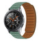 22mm Silicone Magnetic Watch Band For Honor Watch GS3 / Magic(Pine Needle Green)