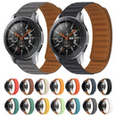 22mm Silicone Magnetic Watch Band For Honor Watch GS3 / Magic (Brown)