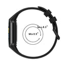 For Fitbit Charge 5 Monochromatic Breathable Silicone Watch Band(Moon White)