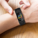 For Fitbit Charge 5 Monochromatic Breathable Silicone Watch Band(Wine Red)
