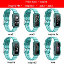 For Fitbit Ace 3 Transparent Silicone Integrated Watch Band(Transparent Black)