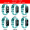 For Fitbit Ace 3 Transparent Silicone Integrated Watch Band(Transparent Black)