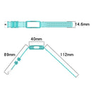 For Fitbit Ace 3 Transparent Silicone Integrated Watch Band(Transparent Black)