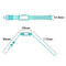For Fitbit Ace 3 Transparent Silicone Integrated Watch Band(Transparent Black)