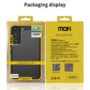 For Samsung Galaxy S22 Ultra 5G MOFI Gentleness Series Brushed Texture Carbon Fiber Soft TPU Case(Red)