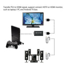 PS2 to HDMI Video Converter with 3.5mm Output