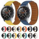 For Samsung Galaxy Gear S3 Silicone Magnetic Watch Band(Black)