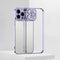 Electroplating TPU Phone Case For iPhone 13 Pro(Purple)