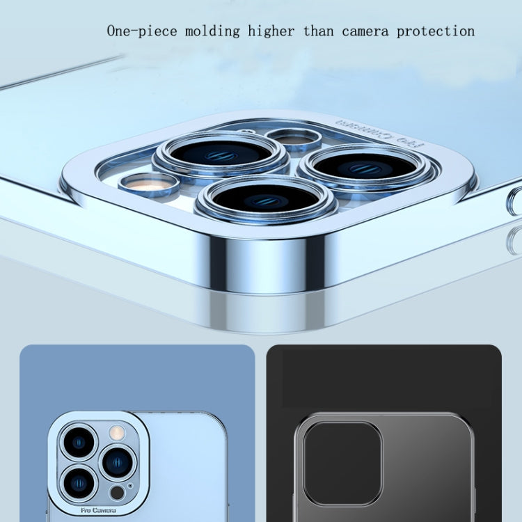 Electroplating TPU Phone Case For iPhone 13 Pro(Black)