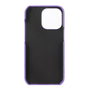 For iPhone 13 Thick Down Jacket Soft PU Phone Case (Purple)