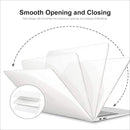 ENKAY Hat-Prince 3 in 1 Crystal Laptop Protective Case + TPU Keyboard Film + Anti-dust Plugs Set for MacBook Pro 14.2 inch A2442 2021, Version:EU Version(Transparent)