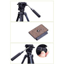 YUNTENG 860 Aluminum Tripod Mount with Fluid Drag Damping Ballhead