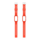 For Fitbit Charge 4 Silicone One Body Armor Watch Band(Orange)
