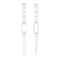 For Fitbit Charge 4 Silicone One Body Armor Watch Band(White)