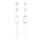 For Fitbit Charge 4 Silicone One Body Armor Watch Band(Transparent)