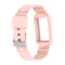 For Fitbit Charge 4 Silicone One Body Armor Watch Band(Pink)