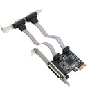Printer Parallel Port Riser Card PCIe PCI-e Adapter