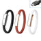 XJ-72 20cm USB to USB-C / Type-C Bracelet Charging Data Cable(White)