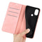 For Motorola Moto G Power 2022 Retro-skin Magnetic Suction Phone Leather Case with Holder & Card Slots & Wallet(Pink)
