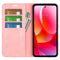 For Motorola Moto G Power 2022 Retro-skin Magnetic Suction Phone Leather Case with Holder & Card Slots & Wallet(Pink)