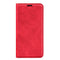 For Motorola Moto G Power 2022 Retro-skin Magnetic Suction Phone Leather Case with Holder & Card Slots & Wallet(Red)