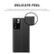 For Samsung Galaxy S22 Ultra 5G Side Display Magnetic Flip Plain Cloth + PC Case with Holder & Sleep / Wake-up Function(Silver)