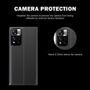 For Samsung Galaxy S22 Ultra 5G Side Display Magnetic Flip Plain Cloth + PC Case with Holder & Sleep / Wake-up Function(Sky Blue)