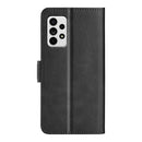 For Samsung Galaxy A33 5G Dual-side Magnetic Leather Case with Holder & Card Slots & Wallet(Black)