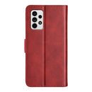 For Samsung Galaxy A33 5G Dual-side Magnetic Leather Case with Holder & Card Slots & Wallet(Red)