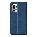 For Samsung Galaxy A33 5G Retro-skin Magnetic Leather Case with Holder & Card Slots & Wallet(Dark Blue)
