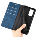 For Samsung Galaxy A33 5G Retro-skin Magnetic Leather Case with Holder & Card Slots & Wallet(Dark Blue)