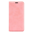 For Samsung Galaxy A33 5G Retro-skin Magnetic Leather Case with Holder & Card Slots & Wallet(Pink)