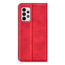 For Samsung Galaxy A33 5G Retro-skin Magnetic Leather Case with Holder & Card Slots & Wallet(Red)