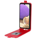 For Samsung Galaxy A53 5G R64 Texture Vertical Flip Leather Case with Card Slots & Photo Frame(Red)