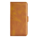 For Samsung Galaxy A13 4G Dual-side Magnetic Buckle Horizontal Flip Leather Case with Holder & Card Slots & Wallet(Yellow)