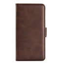 For Samsung Galaxy A13 4G Dual-side Magnetic Buckle Horizontal Flip Leather Case with Holder & Card Slots & Wallet(Brown)