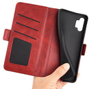 For Samsung Galaxy A13 4G Dual-side Magnetic Buckle Horizontal Flip Leather Case with Holder & Card Slots & Wallet(Red)