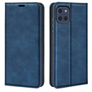 For Samsung Galaxy A03 164mm Retro-skin Magnetic Leather Case with Holder & Card Slots & Wallet(Dark Blue)