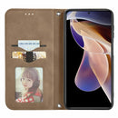 For Xiaomi Redmi Note 11 Pro China /11 Pro+ Retro Skin Feel Magnetic Horizontal Flip Leather Case(Brown)
