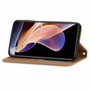 For Xiaomi Redmi Note 11 Pro China /11 Pro+ Retro Skin Feel Magnetic Horizontal Flip Leather Case(Brown)