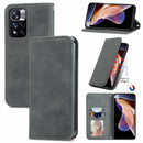 For Xiaomi Redmi Note 11 Pro China /11 Pro+ Retro Skin Feel Magnetic Horizontal Flip Leather Case(Grey)