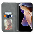 For Xiaomi Redmi Note 11 Pro China /11 Pro+ Retro Skin Feel Magnetic Horizontal Flip Leather Case(Grey)