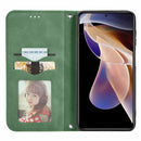 For Xiaomi Redmi Note 11 Pro China /11 Pro+ Retro Skin Feel Magnetic Horizontal Flip Leather Case(Green)