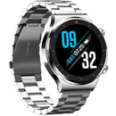 N58 IP67 1.28 inch Touch Color Screen Smart Watch(Stainless Steel Silver)