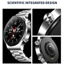 N58 IP67 1.28 inch Touch Color Screen Smart Watch(Stainless Steel Silver)