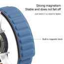 Silicone Magnetic Watch Band For Samsung Galaxy Watch Active(Brown)