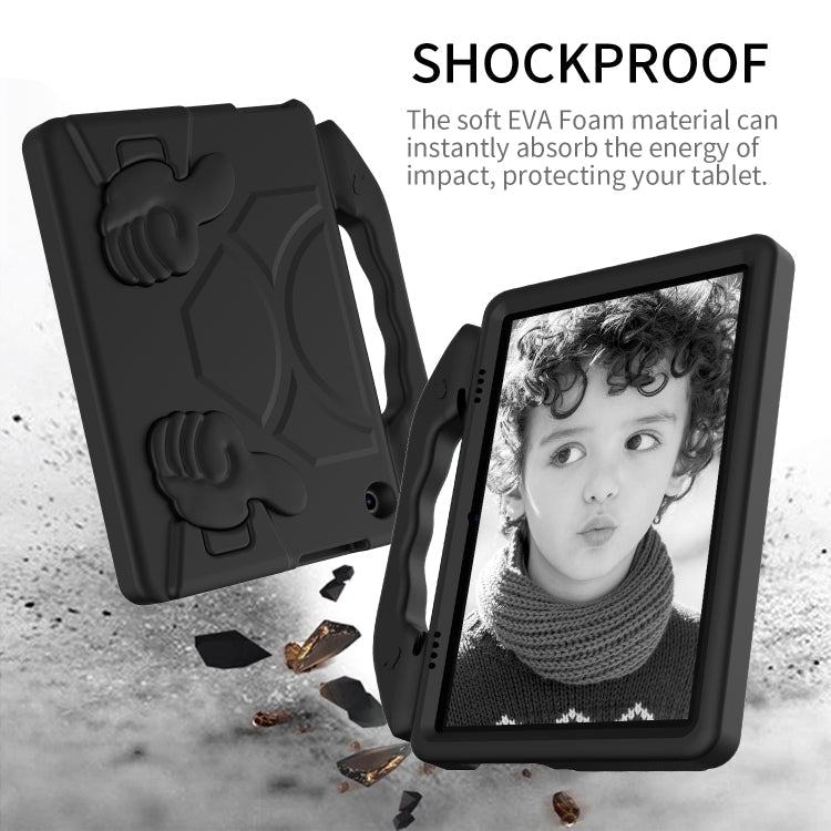 For Lenovo Tab M10 HD 10.1 TB-X505F/X505N EVA Shockproof Tablet Case with Thumb Bracket(Black)