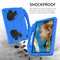 For Lenovo Tab M10 HD 10.1 TB-X505F/X505N EVA Shockproof Tablet Case with Thumb Bracket(Blue)