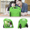 For Lenovo Tab M10 HD 10.1 TB-X505F/X505N EVA Shockproof Tablet Case with Thumb Bracket(Green)